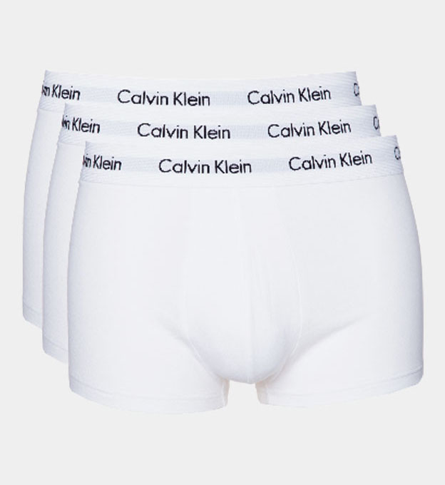 Calvin Klein 3 Pak Boksers Mannen Wit