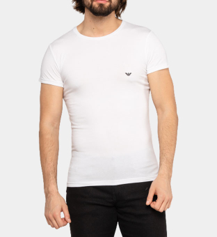 Emporio Armani Crew neck T-shirt Mannen Wit