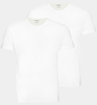 Emporio Armani 2 Pak T-shirts Mannen Wit