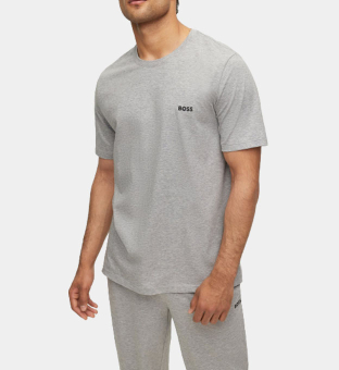 Hugo Boss T-shirt Mannen Medium Grijs