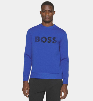 Hugo Boss 3D Logo Sweatshirt Mannen Bright Blauw