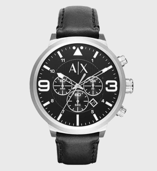Armani Exchange Chronograph Horloge Mannen Zwart