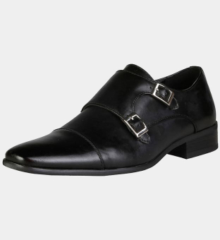Versace 1969 Italia Flat Shoe Mannen Zwart