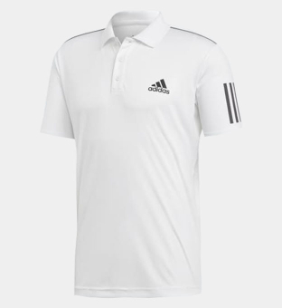 Adidas Originals 3-Stipe Club Polo Overhemd Mannen Wit