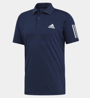 Adidas Originals 3-Stipe Club Polo Overhemd Mannen Marine