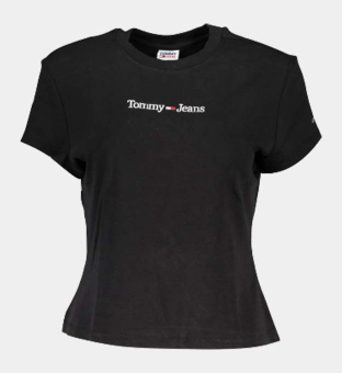 Tommy Hilfiger T-shirt Dames Zwart