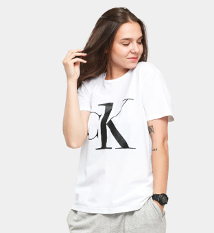 Calvin Klein T-shirt Dames Zwart
