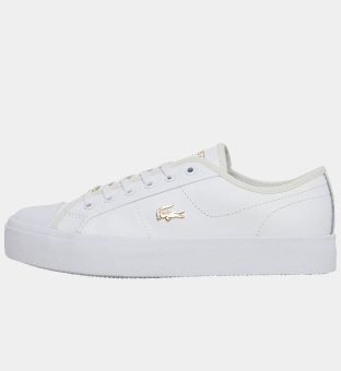 Lacoste Trainers Dames Wit Goud