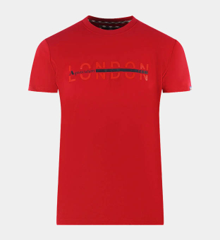 Aquascutum T-shirt Mannen Rood