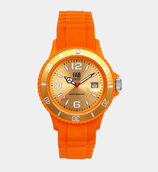FAB Classic Horloge Mannen Oranje