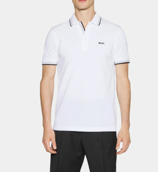 Hugo Boss Poloshirt Mannen Wit