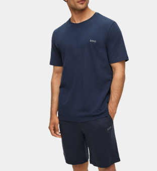 Hugo Boss T-shirt Mannen Donker Blauw