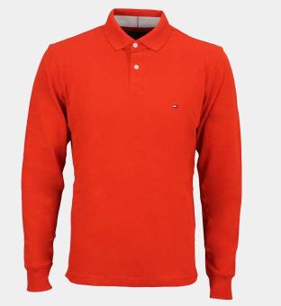 Tommy Hilfiger Poloshirt Mannen Light Oranje