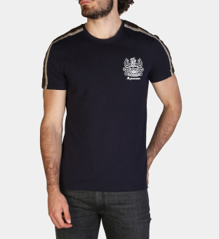 Aquascutum T-shirt Mannen Blauw