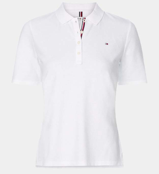 Tommy Hilfiger Poloshirt Dames Wit